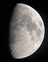 � S. Bergthal; Mond, Schiefspiegler 150/3000 bei 3000 bzw. 6000 mm Brennweite auf Agfa CT 100.